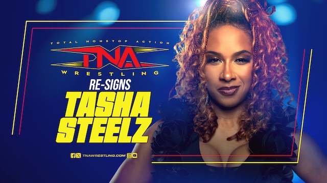 TNA Wrestling Re-Signs Tasha Steelz